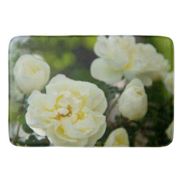 Alfombrilla De Baño Rosas blancas para positivo