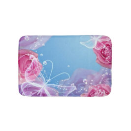 Alfombrilla De Baño Rosas de mariposa
