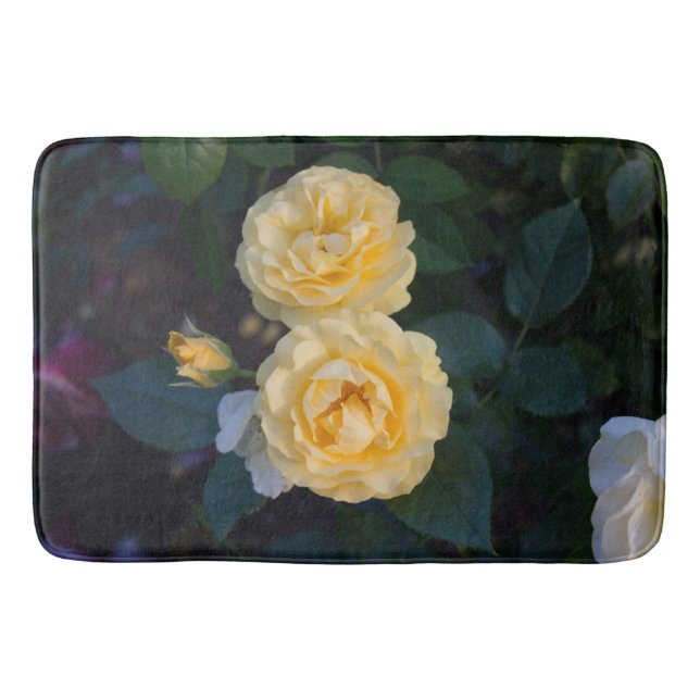 Alfombrilla De Baño Rosas de oro Bath Mat (Anverso)