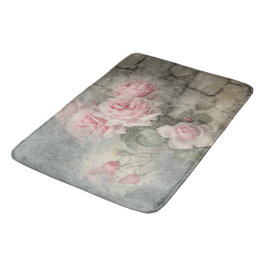Alfombrilla De Baño ROSAS GRUNGY - Flores de época