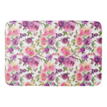 Rosas morados rosados Floral Girly Trendy