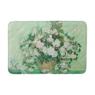 Alfombrilla De Baño Rosas - Vincent van Gogh