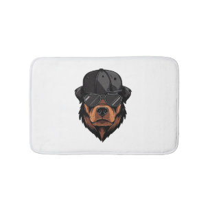 Alfombrilla De Baño Rottweiler Gangster
