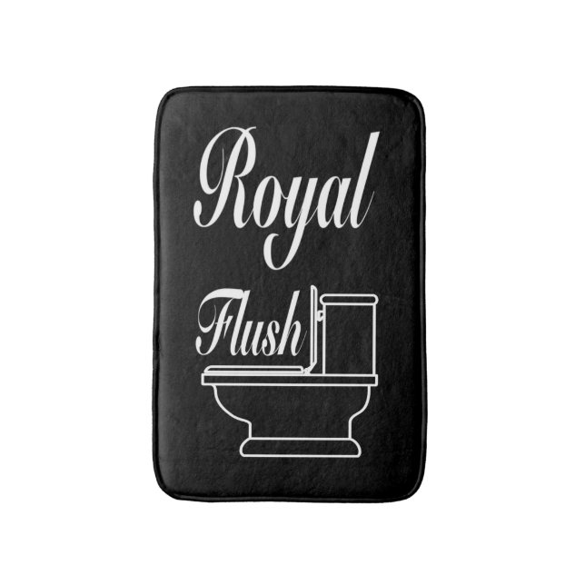 Alfombrilla De Baño Royal Flush (Frente vertical)