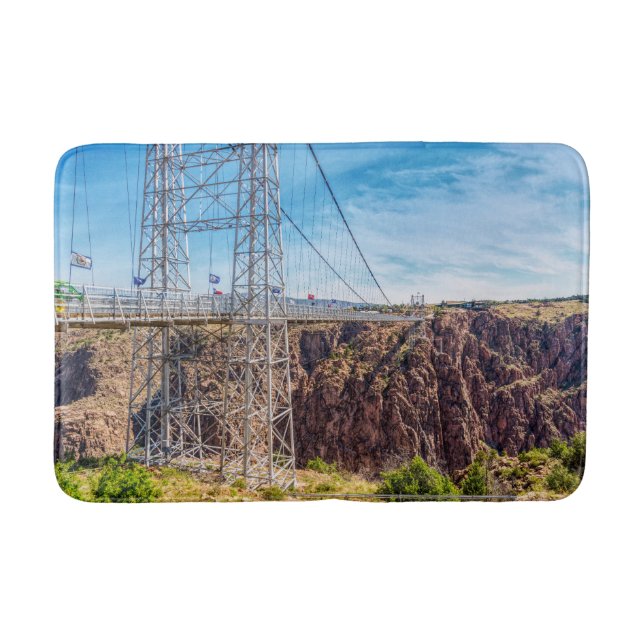 Alfombrilla De Baño Royal Gorge Bridge Side View Bath Mat (Anverso)