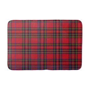 Alfombrilla De Baño Royal Stewart Tartan Red Plaid