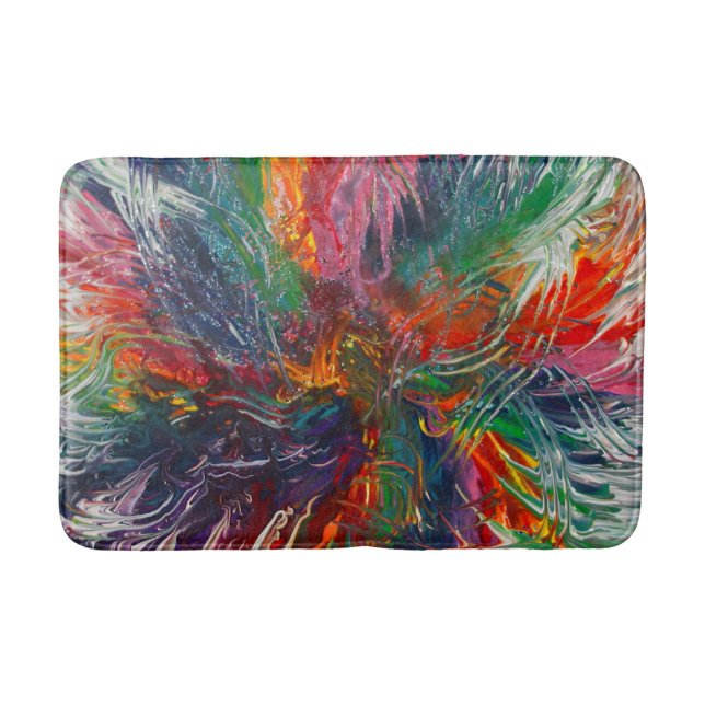 Alfombrilla De Baño Rueda de colores espectrales (Anverso)