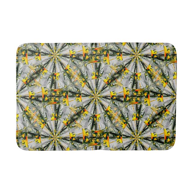 Alfombrilla De Baño Ruedas de Narcisos....... (Anverso)
