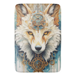 Alfombrilla De Baño Rustclaw Steampunk Wolf