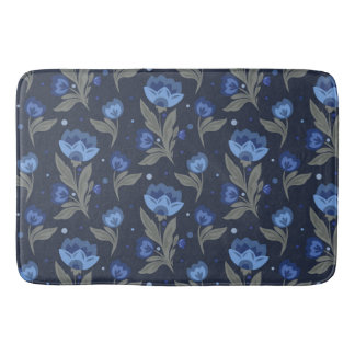 Alfombrilla De Baño Rustic folk art floral texture