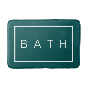 Alfombrilla De Baño Rústica Moda de casa de labranza blanca oscura Ve