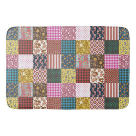 Alfombrilla De Baño Rústico Patrón de la trama de la trama de la trama