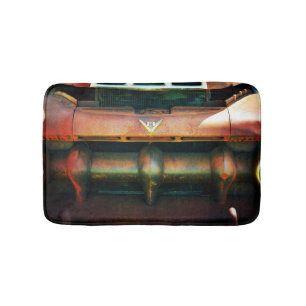 Alfombrilla De Baño Rusty camión viejo cierra bathmat Rug