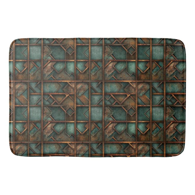 Alfombrilla De Baño Rusty Metalizado Bath Mat (Anverso)