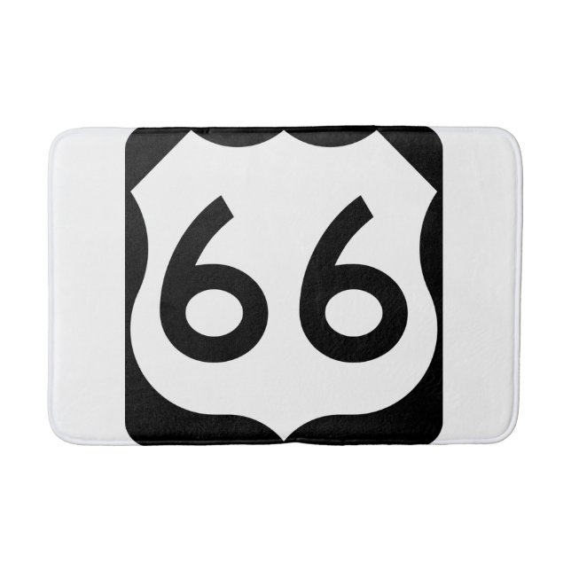 Alfombrilla De Baño Ruta 66 (Anverso)