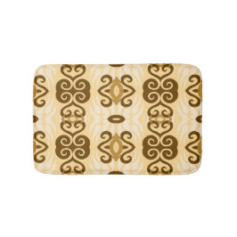 Alfombrilla De Baño Sabana Mocha Moderno Geométrico Africano