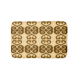 Alfombrilla De Baño Sabana Mocha Moderno Geométrico Africano