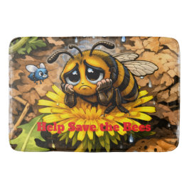 Alfombrilla De Baño Sad Bee