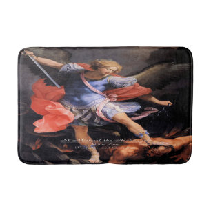 Alfombrilla De Baño Saint Michael The Archangel Quis ut Deus
