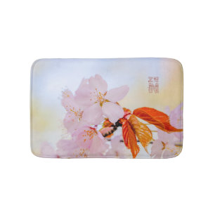 Alfombrilla De Baño Sakura - Flor japonesa de cerezo