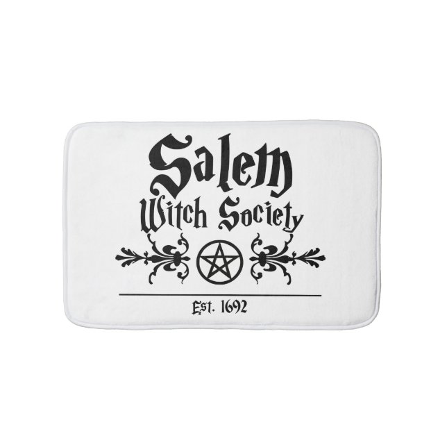 Alfombrilla De Baño Salem Witch Society (Anverso)