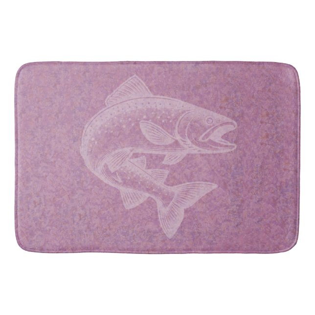 Alfombrilla De Baño Salmon Rising (Anverso)