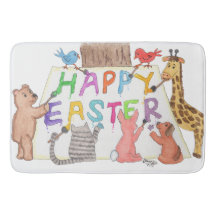 Saludo de Pascua Pintado por Animales