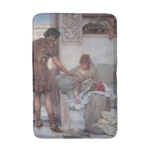 Alfombrilla De Baño Saludo silencioso (por Lawrence Alma-Tadema)
