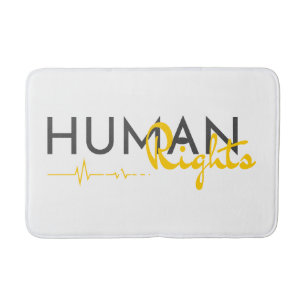 Alfombrilla De Baño Salvamento de los derechos humanos