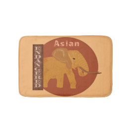 Alfombrilla De Baño Salvemos a los elefantes