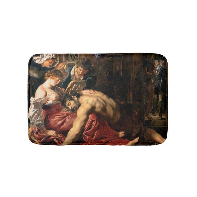 Alfombrilla De Baño Samson y Delilah, c.1609 (Anverso)