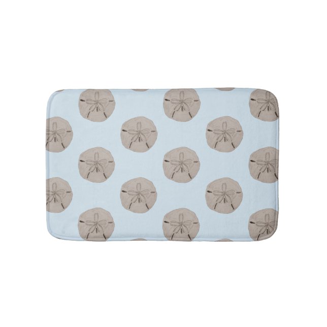 Alfombrilla De Baño Sand Dollar Beach House Bath Mat (Anverso)