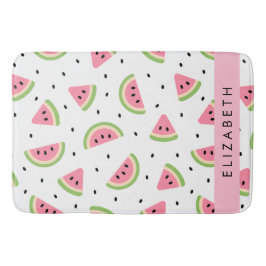 Alfombrilla De Baño sandías rosas, semillas de sandía, tu nombre