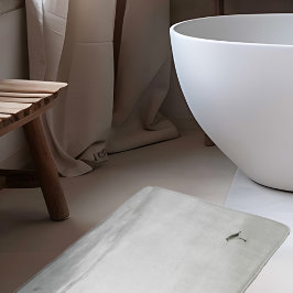 Alfombrilla De Baño Sandpiper costero en la playa