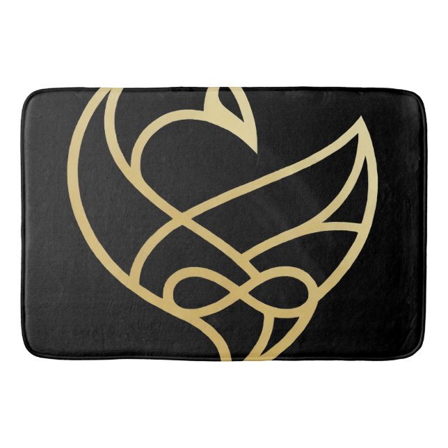 Alfombrilla De Baño Sankofa Ascensión  Pájaro Sankofa (Anverso)