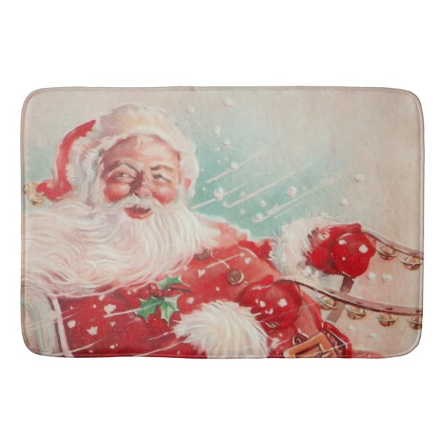 Alfombrilla De Baño Santa Claus, una especie de Santa Claus (Anverso)
