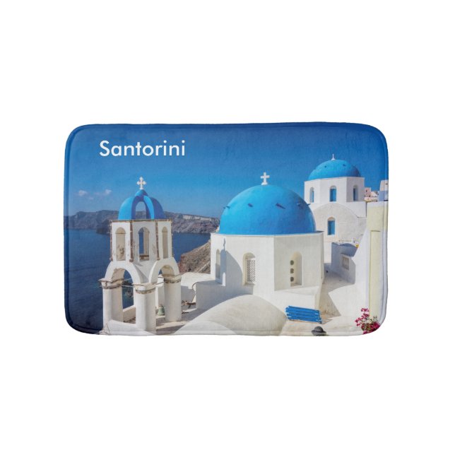 Alfombrilla De Baño Santorini, Grecia (Anverso)