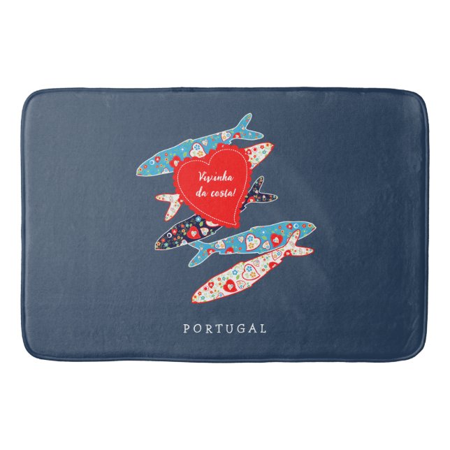 Alfombrilla De Baño Sardinas de Portugal (Anverso)