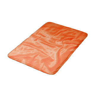 Alfombrilla De Baño Satina naranja - Mat de baño medio