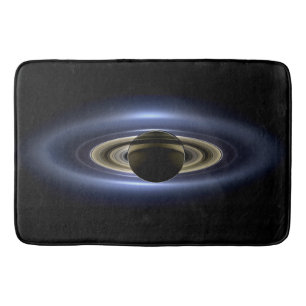 Alfombrilla De Baño Saturno eclipsó al Sol desde el orbitador Cassini