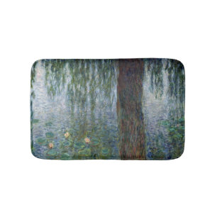 Alfombrilla De Baño Sauces que lloran de Claude Monet el Waterlilies