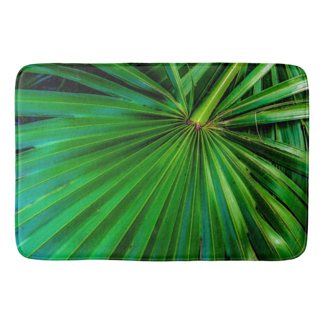 Alfombrilla De Baño Saw Palmetto Fan Bath Mat (Anverso)