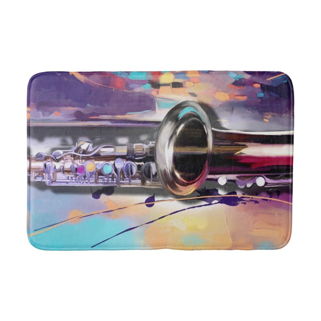 Alfombrilla De Baño Saxofón (Anverso)