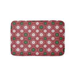 Alfombrilla De Baño Scandinavian Christmas Fair Isle Edition 1