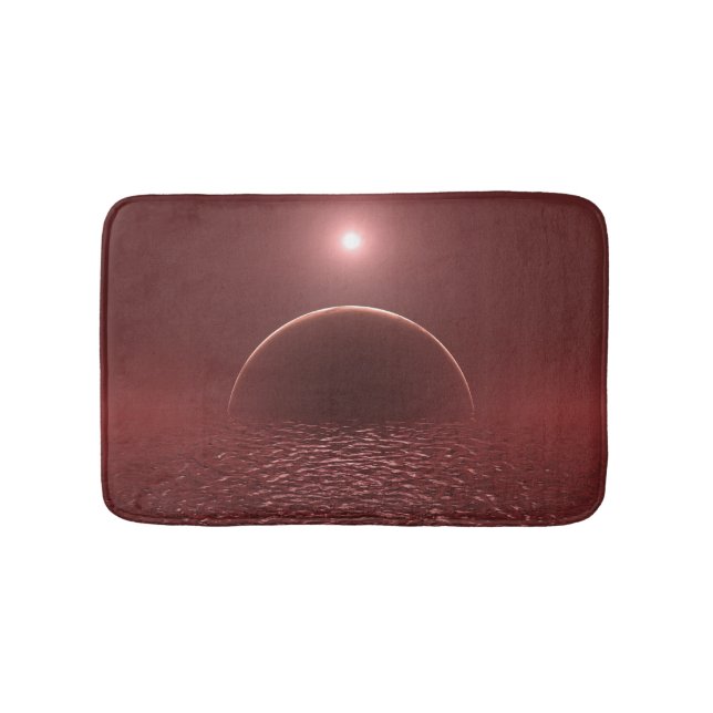 Alfombrilla De Baño Scarlet Ocean Moon (Anverso)