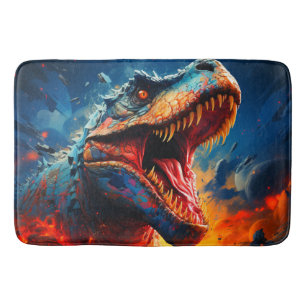 Alfombrilla De Baño Scary Dinosaur