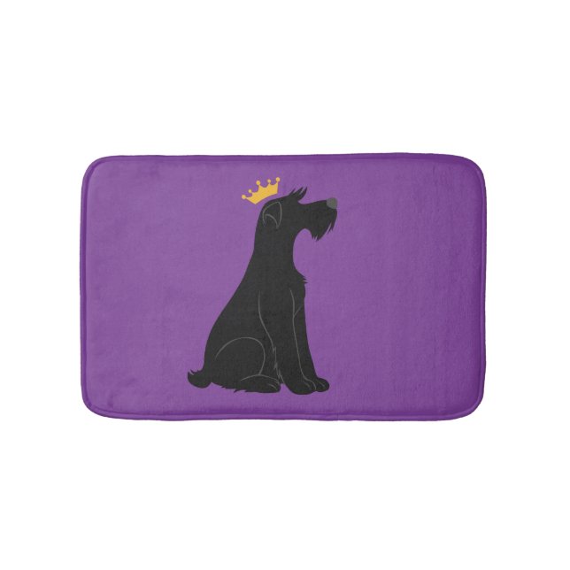 Alfombrilla De Baño Schnauzer Prince (Anverso)