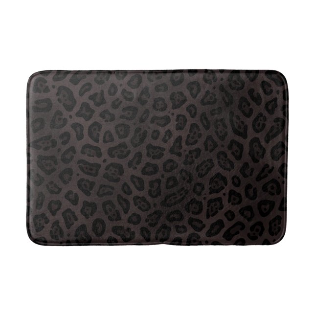 Alfombrilla De Baño Schwarze Jaguar Flecken Druck (Anverso)