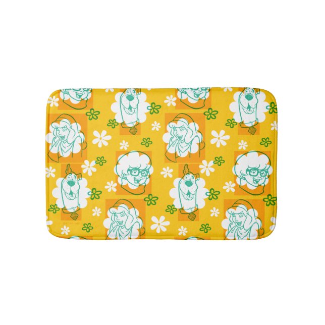 Alfombrilla De Baño Scooby-Doo | Character Floral Pattern (Anverso)