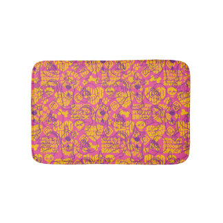 Alfombrilla De Baño Scooby-Doo | Funky Flower Pattern